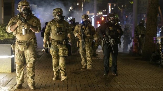 Federal Forces In Portland, Oregon.