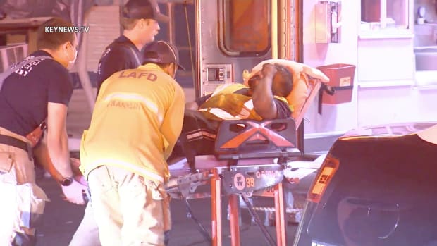 Paramedics Transport Injured Tow Truck Driver Assaulted with Vehicle