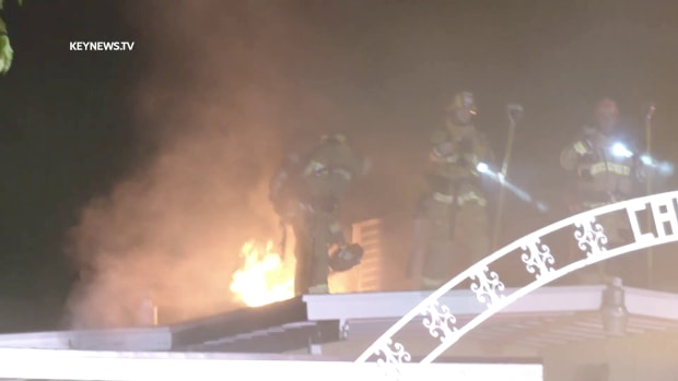 Firefighters Extinguish Flames in Pacoima Home