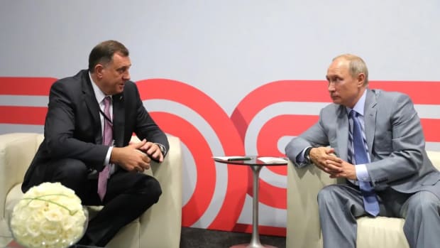 Milorad Dodik and Russian President