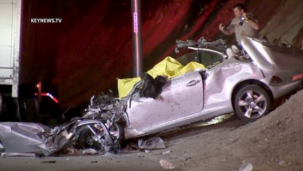 2 Decapitated in 5 Freeway Collision