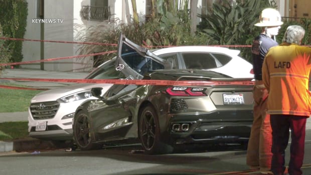 Corvette Los Feliz Collision Kills Male