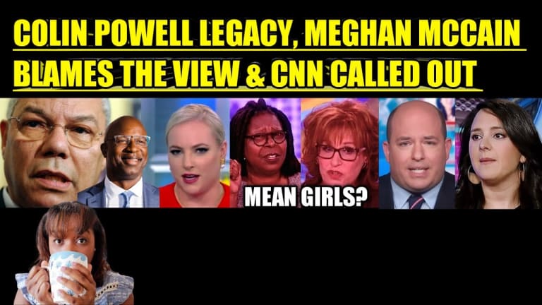 COLIN POWELL LEGACY, MEGHAN MCCAIN BLAMES THE VIEW & CNN CALLED OUT