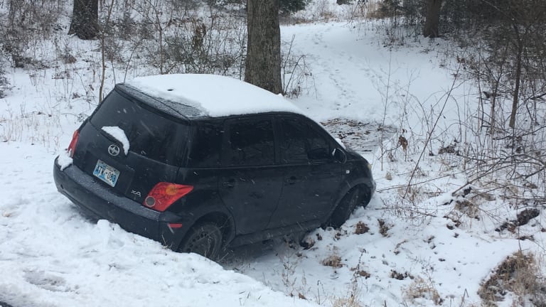 Snow Day Includes Memories and Crashes, Slide Offs and More