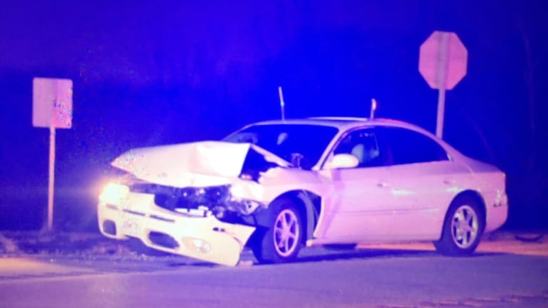 Minor Crash, One Leaves Scene Near Wyandotte Oklahoma 