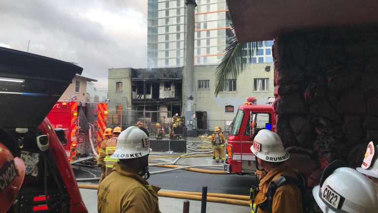 LAFD Battled Blaze for Second Time at Same Location in Hollywood