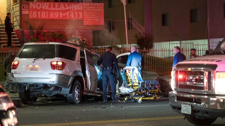 North Hills Head-On DUI Crash, 2 Adults 3 Children in Critical Condition