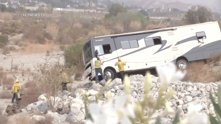1 Fatality Reported After Recreational Vehicle Lands in Santa Clara Riverbed