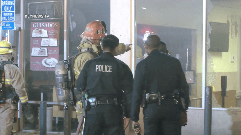 Arson Suspected in Early Morning Pacoima Structure Fire