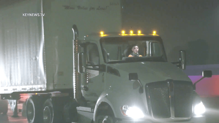 Suspect in Custody After Hours Long Big Rig Pursuit and Standoff