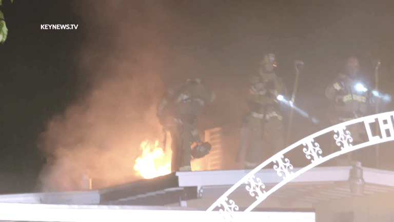 Video: Fire at House for Sale in Pacoima