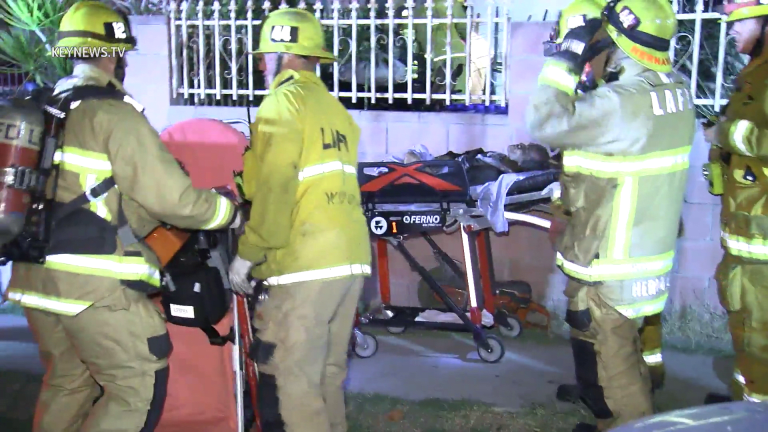 Male in Critical Condition From Cypress Park House Fire
