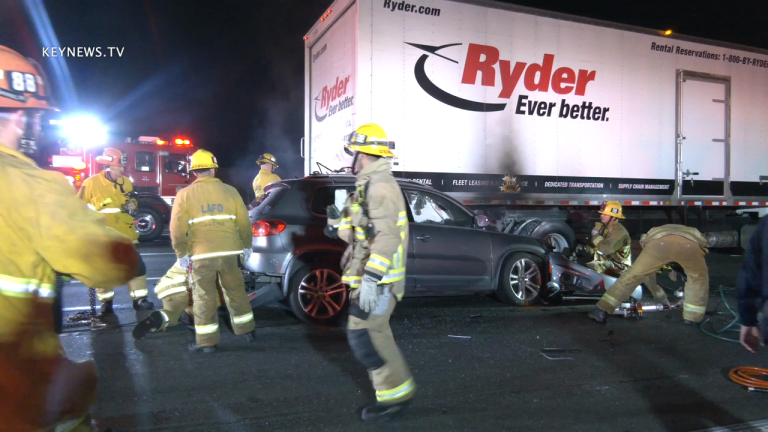 Driver Killed in Collision with Box Truck on 101 Freeway at Van Nuys