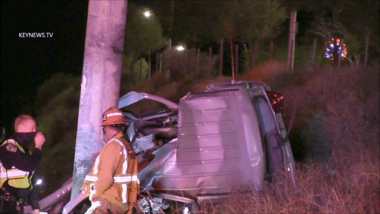 Fatal Collision Southbound 14 Freeway at Sand Canyon Road