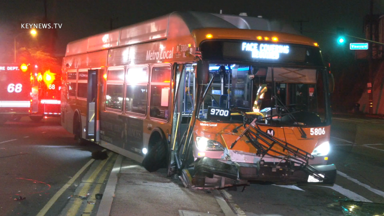 Mid-City Metrolink Bus Traffic Collision