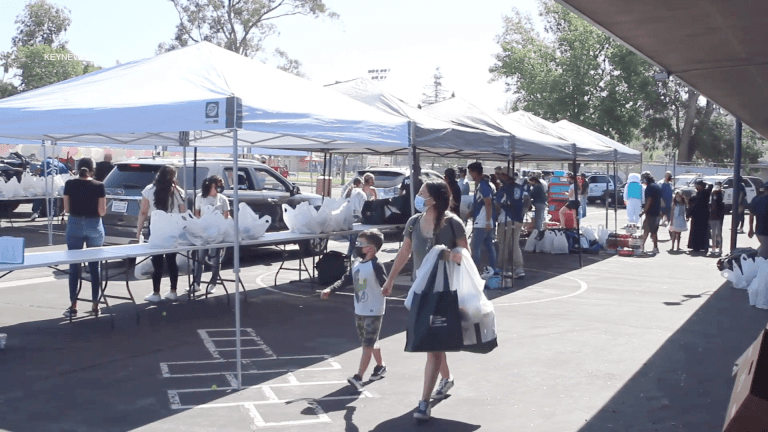 Combined Easter and Back-to-School Event Held at Pacoima Charter School