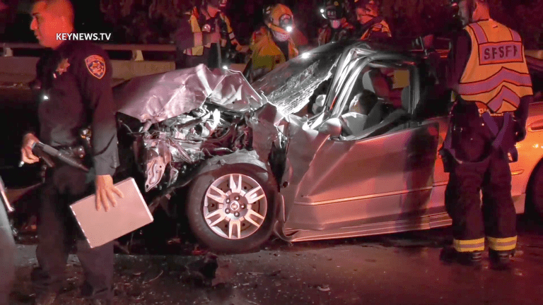 2 Critical Patients Extricated, 1 Crash Victim Fled I-605 2-Vehicle Collision