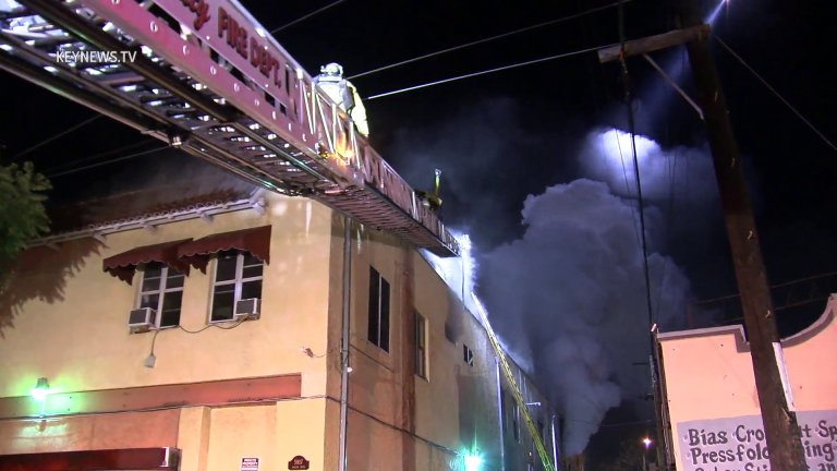 Residents Evacuate Apartment Building Fire in Florence
