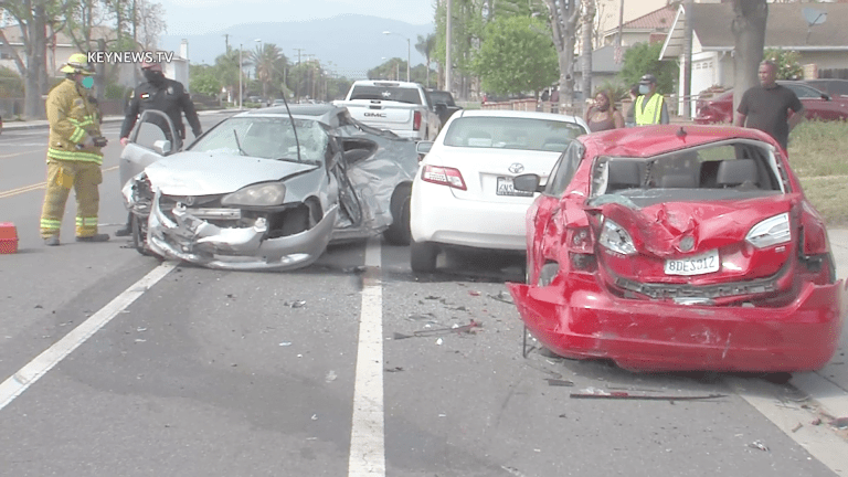 Two Teens Injured in Pomona Crash