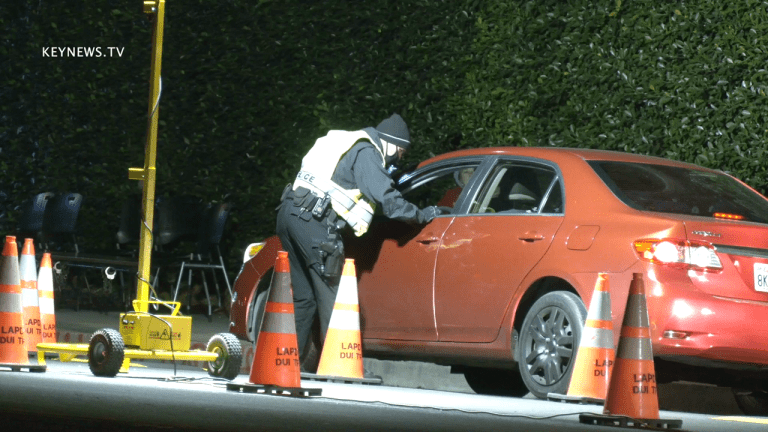 DUI Checkpoint in Van Nuys New Year's Eve