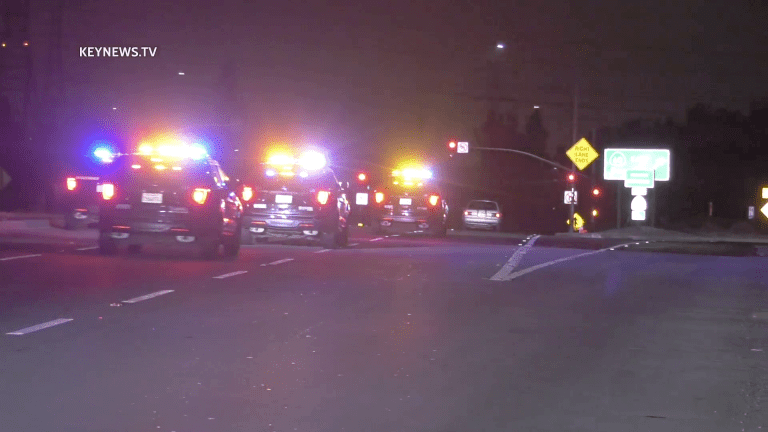 East Los Angeles Shooting Suspect Leads LAPD on Pursuit
