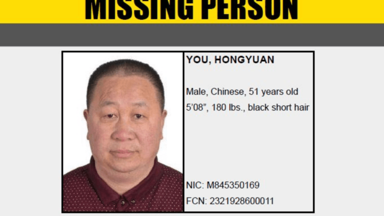 Male Left Guided Tour, Missing Since October
