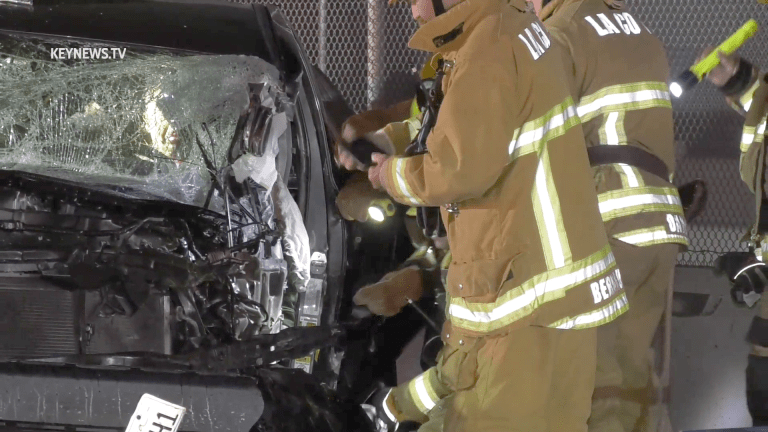 Trapped Male Extricated from 2-Vehicle Collision in Vernon (GRAPHIC)
