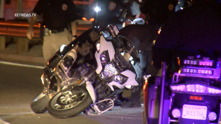 Santa Monica Motor Officer Injured in DTLA Collision 
