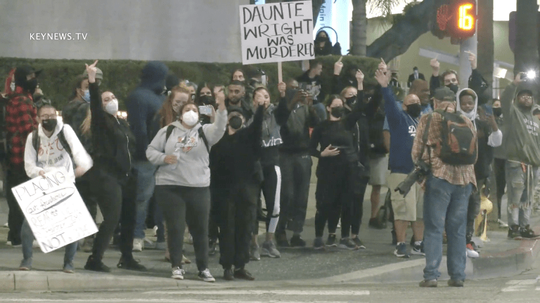 Black Lives Matter Protesters Take to the Streets of Hollywood