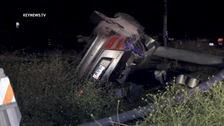 2 Suspects Suffer Major Injuries After Crashing into Pole During High-Speed Vehicle Pursuit