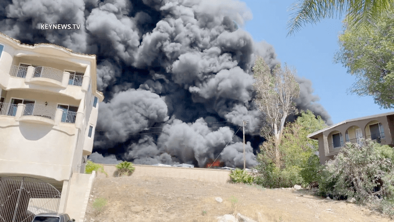 Recreational Vehicles Burn in Canyon Lake Storage Fire