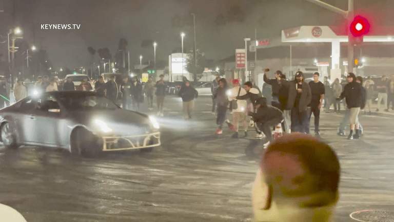 Street Racers Take Over Intersections in San Fernando Valley on Memorial Day Weekend