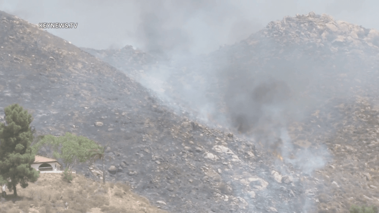 "Kathryn" Vegetation Fire Burns in Hemet