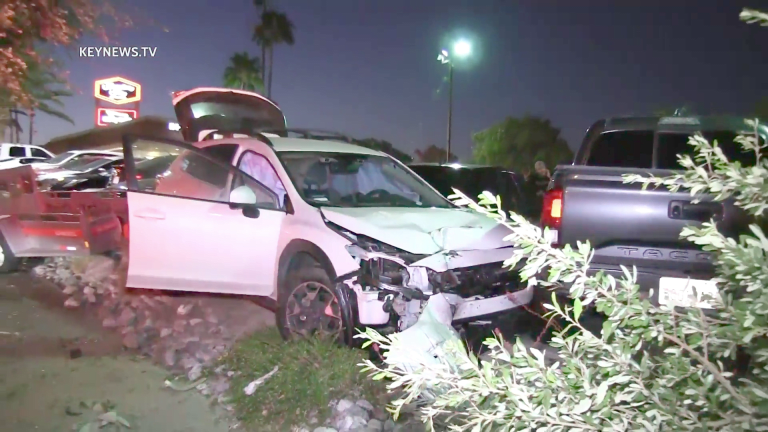 Driver Collides with 6 Vehicles Parked at In-N-Out Burger in Santa Clarita