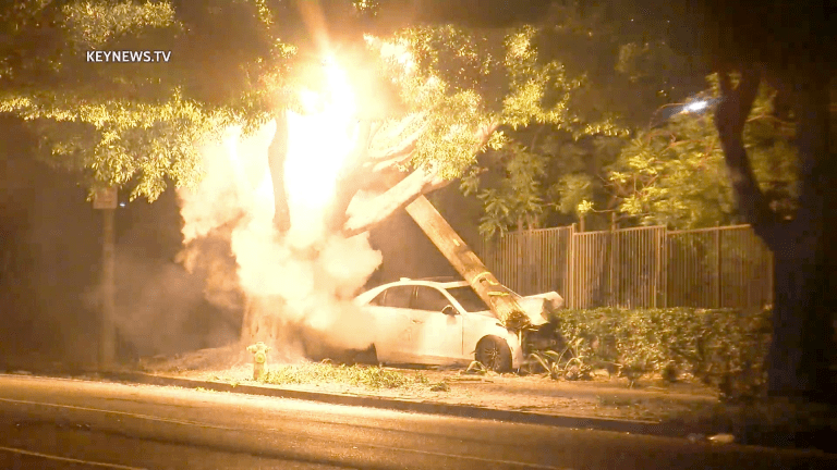 Lincoln Heights Fiery High Voltage Hit-and-Run Crash