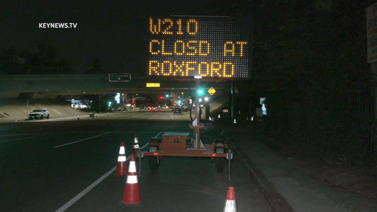 Full Closure of Westbound I-210 this Weekend