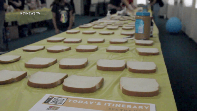 Kids Make Sandwiches to Help Feed the Homeless