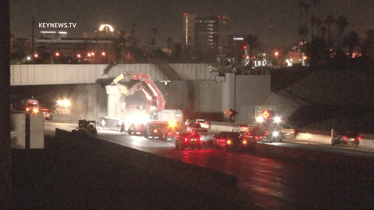Highway 91 Closed for Bridge Demolition