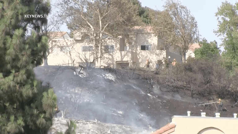 Firefighters Contain "Jake Fire" at 4.5 Acres in Santa Clarita