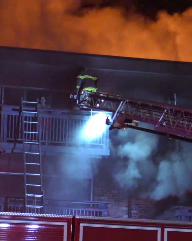 Residents Rescued from Balconies of Burning Apartment Building in Seatac