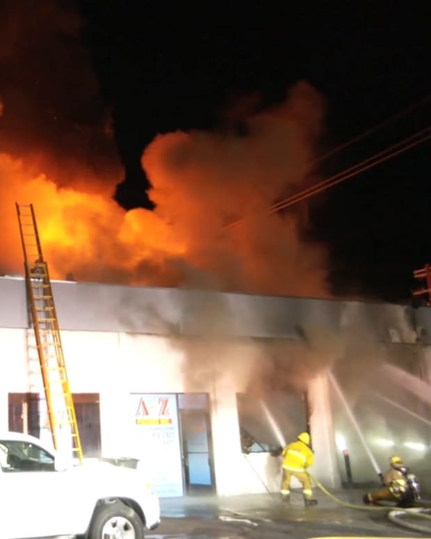 Panorama City Commercial Structure Fire