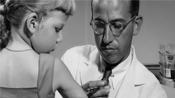 During the rollout of his polio vaccine, Jonas Salk worried about private contractors cutting corners and lobbied for stronger government oversight of production and testing.