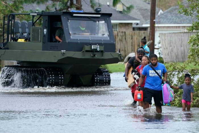 Rising sea levels are increasing the risks of coastal flooding in Louisiana and other states.