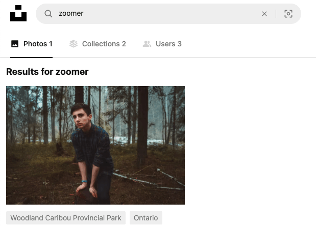 'Zoomer' royalty-free stock footage via Unsplash