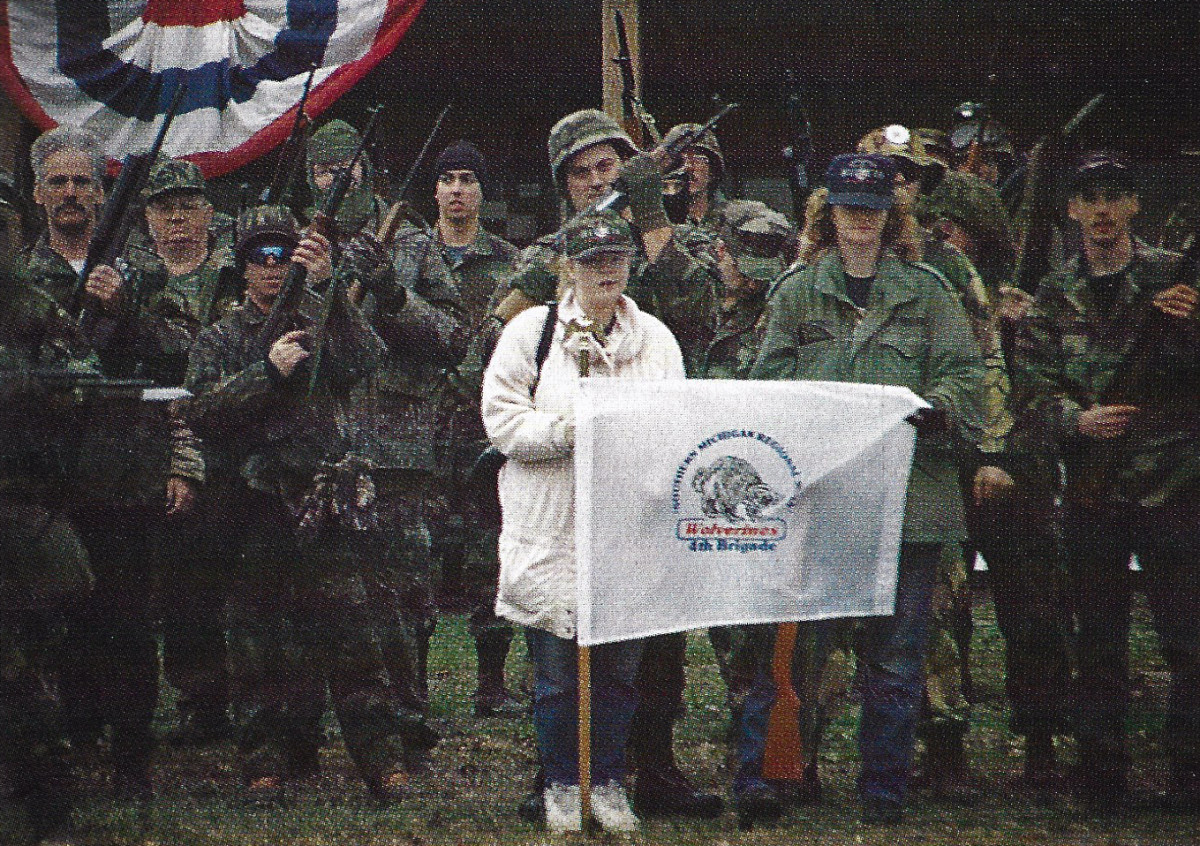 Michigan Militia members in 1995