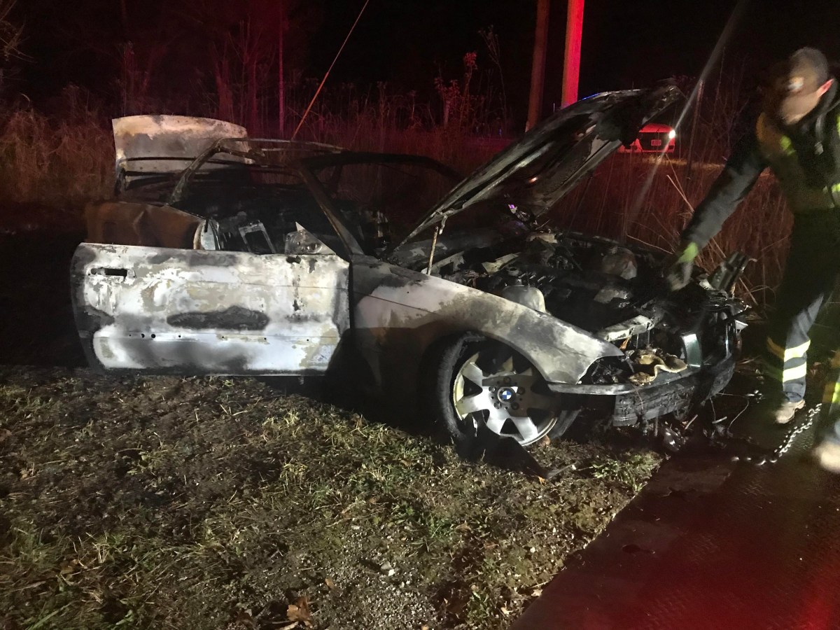 Vehicle Burst into Flames in Newton County Collision Killing One Person