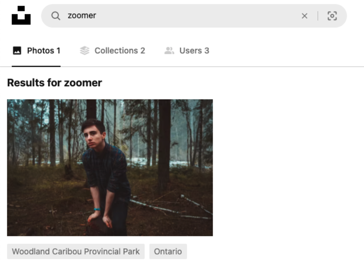 'Zoomer' royalty-free stock footage via Unsplash