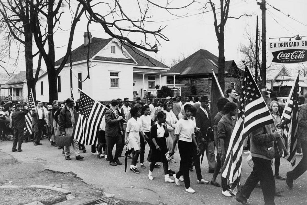 Voting Rights March, 1965, Peter Pettus, Library of Congress, Wikimedia Commons
